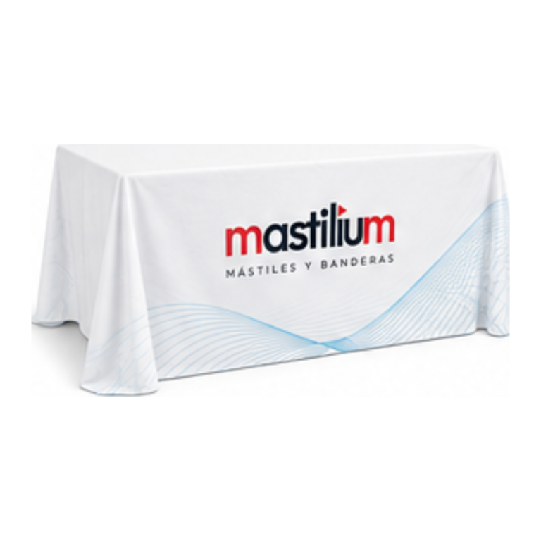 Mantel personalizado con el logotipo de Mastilium