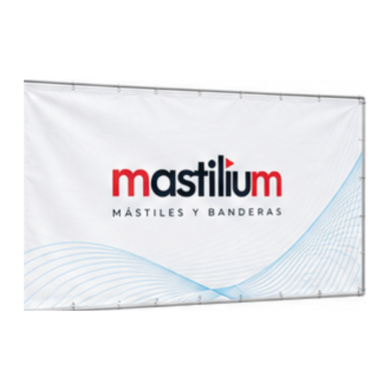 Pancarta personalizado con el logotipo de Mastilium