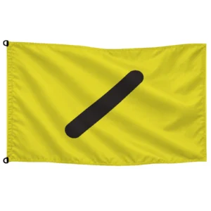 Bandera amarilla para playas personas con daltonismo | Mastilium