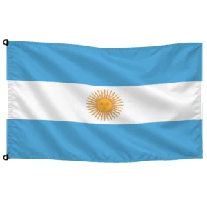 Bandera de Argentina de despacho — con escudo | Mastilium