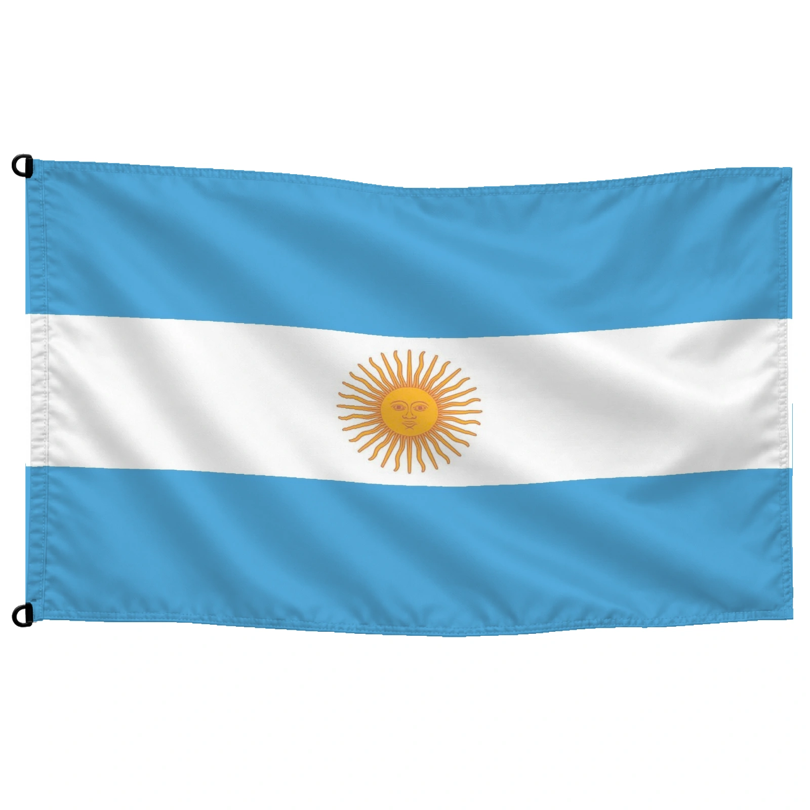 Bandera de Argentina de despacho — con escudo | Mastilium