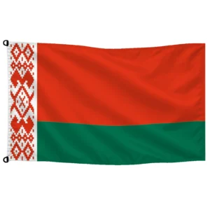 Bandera de Bielorrusia de despacho — con escudo | Mastilium