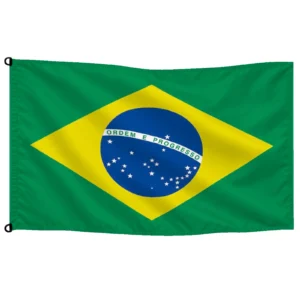 Bandera de Brasil de despacho — con escudo | Mastilium