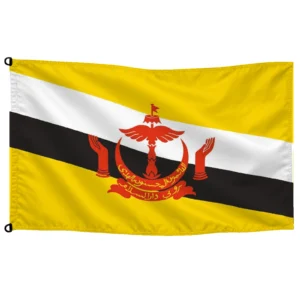 Bandera de Brunéi de despacho — con escudo | Mastilium