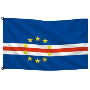 Bandera de Cabo Verde de despacho — con escudo | Mastilium