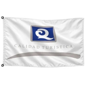 Bandera de mesa de Calidad Turística Q | Mastilium