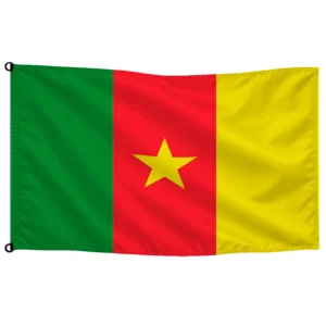 Bandera de Camerún de despacho — con escudo | Mastilium