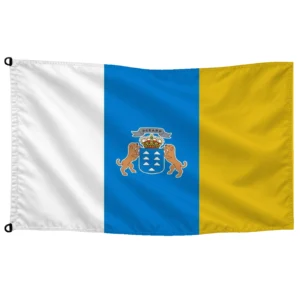 Bandera de Canarias de despacho — con escudo | Mastilium