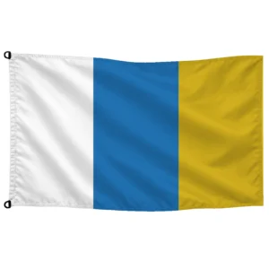 Bandera de Canarias de despacho — sin escudo | Mastilium