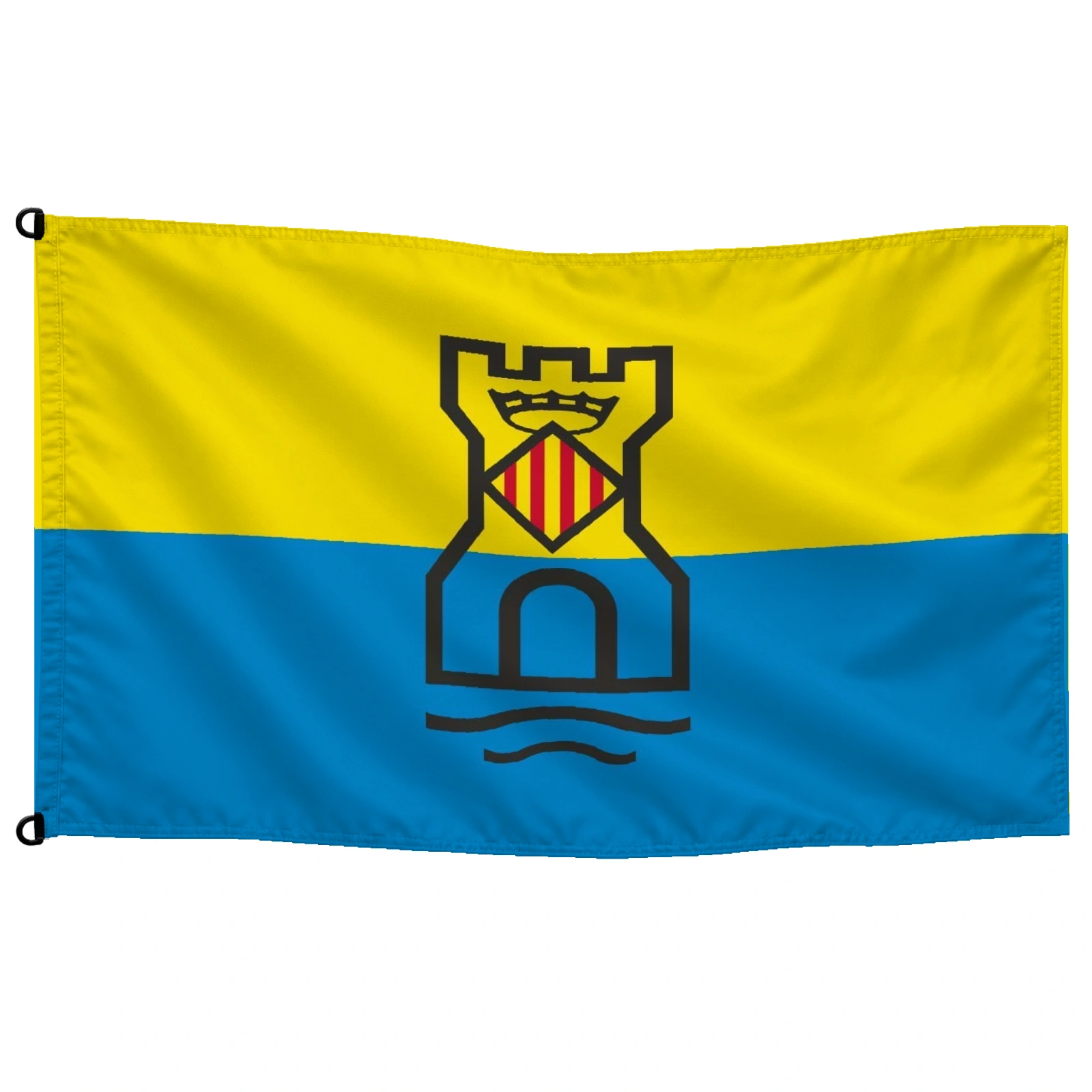 Bandera de Castelldefels de despacho | Mastilium