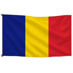 Bandera de Chad de despacho — sin escudo | Mastilium