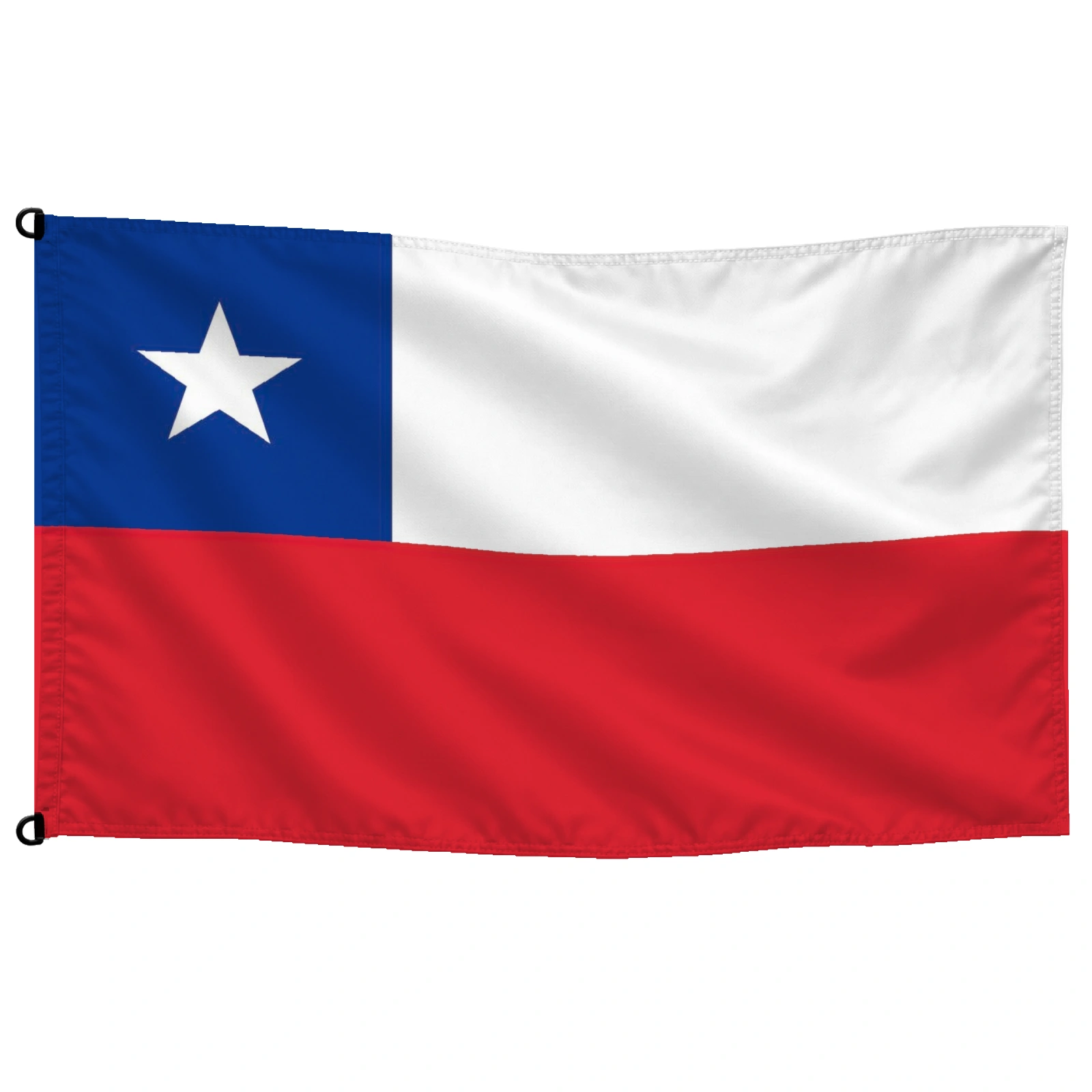 Bandera de Chile de despacho — con escudo | Mastilium