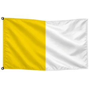 Bandera de Ciudad del Vaticano de despacho — sin escudo | Mastilium