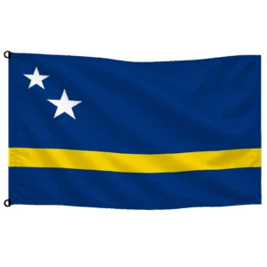Bandera de Curazao de despacho — con escudo | Mastilium
