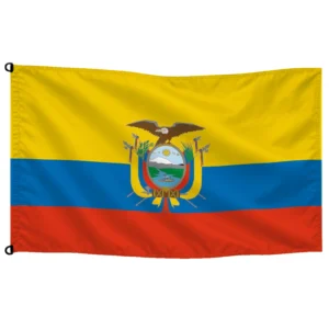Bandera de Ecuador de despacho — con escudo | Mastilium