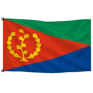 Bandera de Eritrea de despacho — con escudo | Mastilium
