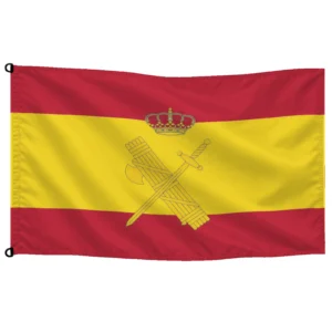 Bandera de mesa de España con escudo de la Guardia Civil | Mastilium