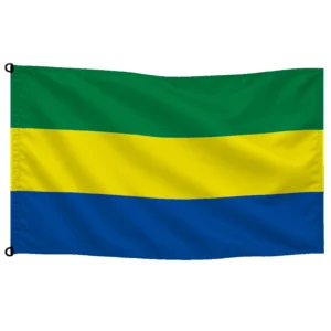 Bandera de Gabón de despacho — sin escudo | Mastilium