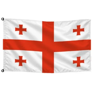 Bandera de Georgia de despacho — con escudo | Mastilium