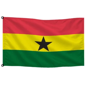 Bandera de Ghana de despacho — con escudo | Mastilium