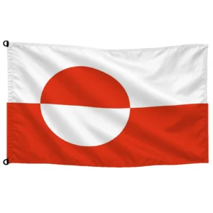 Bandera de Groenlandia de despacho — con escudo | Mastilium