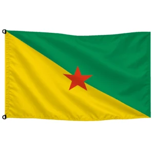 Bandera de Guayana Francesa de despacho — con escudo | Mastilium