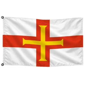 Bandera de Guernsey de despacho — con escudo | Mastilium