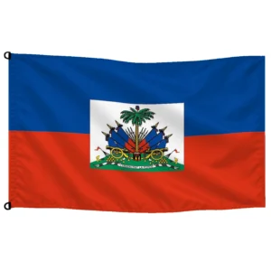 Bandera de Haití de despacho — con escudo | Mastilium
