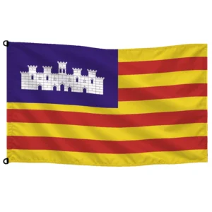 Bandera de Illes Balears de despacho — con escudo | Mastilium