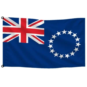 Bandera de Islas Cook de despacho — con escudo | Mastilium