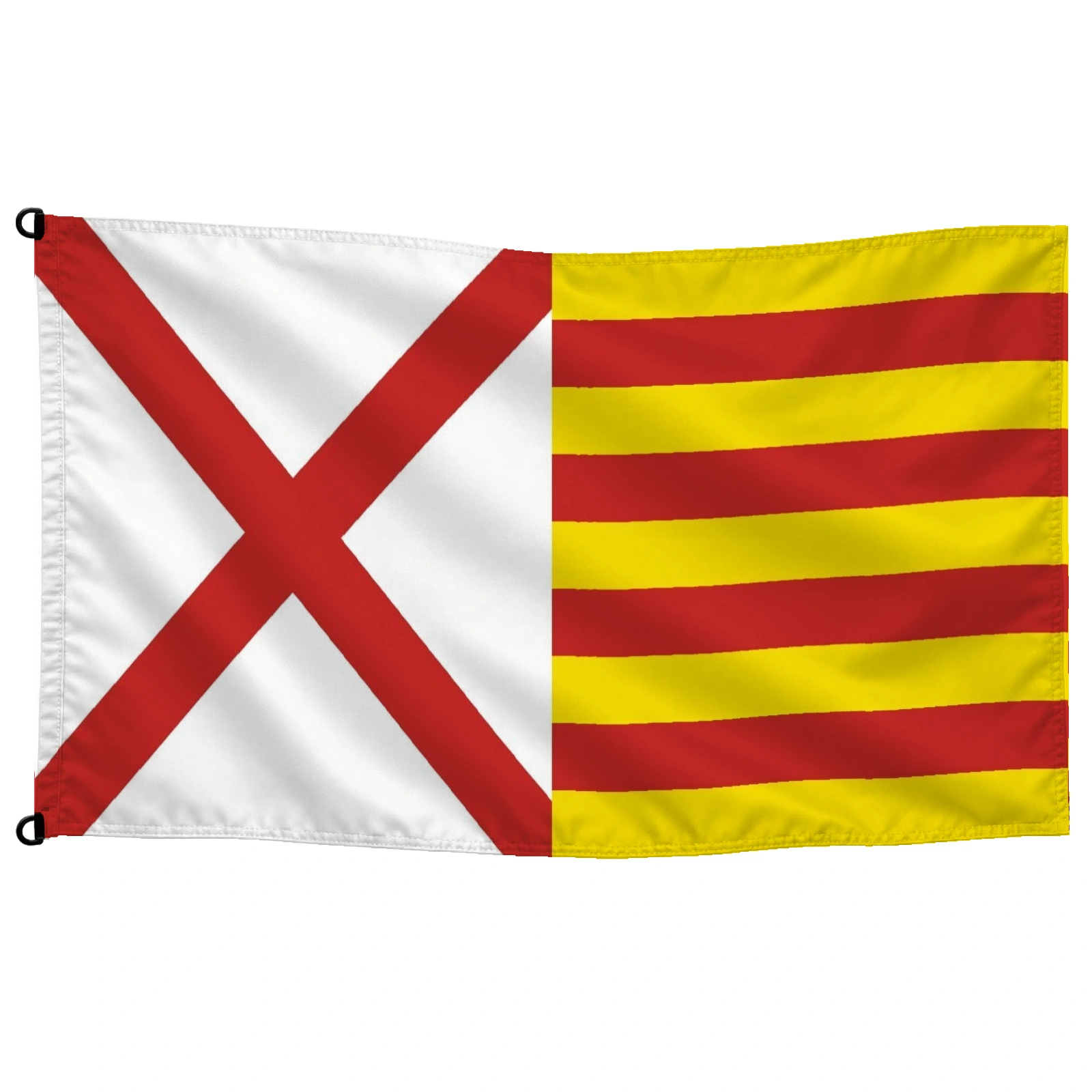 Bandera de L' Hospitalet de Llobregat de despacho | Mastilium