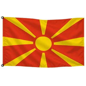 Bandera de Macedonia del Norte de despacho | Mastilium