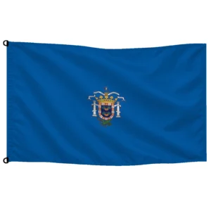Bandera de Melilla de despacho — con escudo | Mastilium