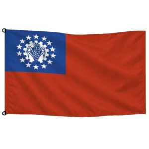Bandera de mesa de Myanmar Birmania 1974 – 2010 | Mastilium