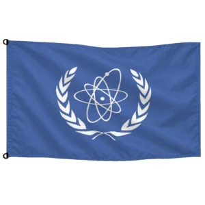 Bandera de mesa de OIEA | Mastilium