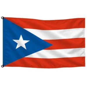 Bandera de Puerto Rico de despacho — con escudo | Mastilium
