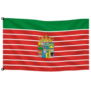 Bandera de despacho de Zamora provincia con escudo | Mastilium