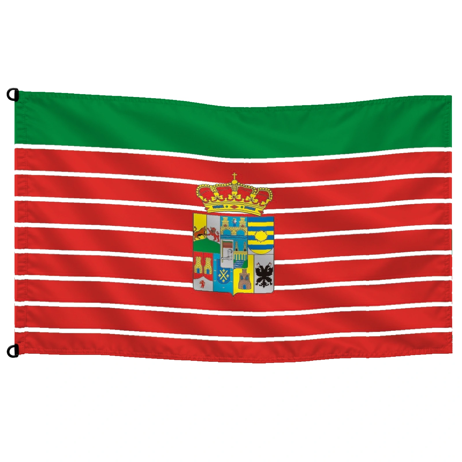 Bandera de despacho de Zamora provincia con escudo | Mastilium