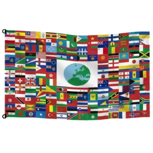 Bandera de mesa del mundo | Mastilium