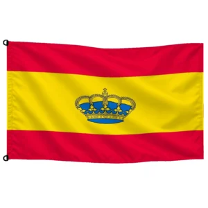 Bandera España naútica con corona | Mastilium