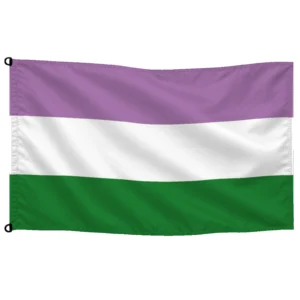 Bandera de mesa GenderQueer | Mastilium