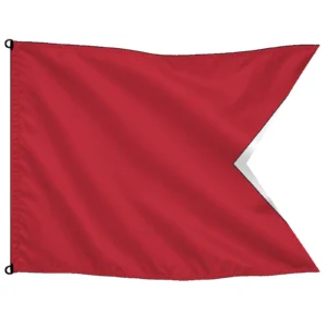 Bandera maritima alfabética B-BRAVO | Mastilium