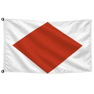 Bandera maritima alfabetica F-FOXTROT | Mastilium
