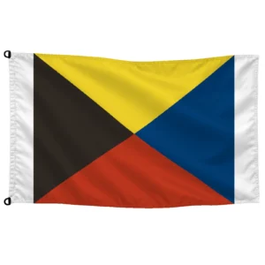 Bandera maritima alfabetica Z-ZULU | Mastilium