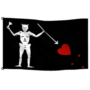 Bandera pirata Edward Teach Barbanegra | Mastilium