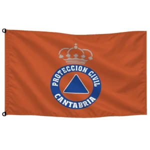 Bandera de mesa protección civil Cantabria | Mastilium